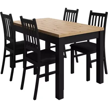 Jídelní set Jídelní set Mibet černá/artisan