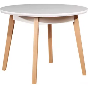 Jídelní set Stůl ST39 100+30 Bílý/Buk