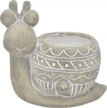 Zahradní dekorace Květináč šnek 29,5x18x27,5 UA10-23A809B