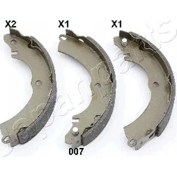 Brzdová čelist Japanparts GF-007AF Sada brzdových čelistí