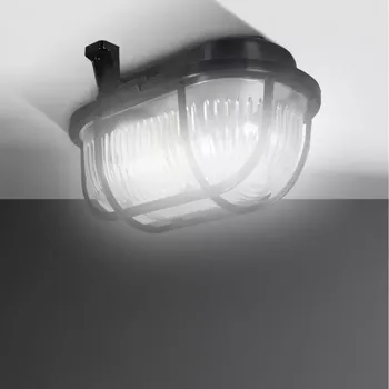 Svítidlo 90045 OVAL 60 W CERNA