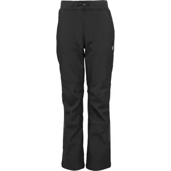 Chlapecké kalhoty Dětské softshellové kalhoty Lewro DORAY 116/122 Černá, Bílá