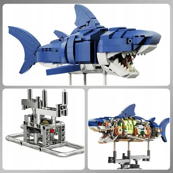 ostatní stavebnice ŽRALOK MECHANICKÁ STAVEBNICE 687 KS S OSVĚTLENÍM JAKO DÁREK