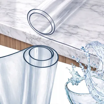 Stolní podložka OCHRANNÁ PODLOŽKA UBRUS PODLOŽKA NA STŮL PSACÍ STŮL DESKU PRŮHLEDNÁ 50X100 CM