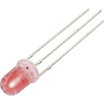 Polovodič TRU COMPONENTS YBR-50FRW01-A LED s vývody červená, bílá kulatý 5 mm 1910 mcd, 1600 mcd 43 °, 28 ° 20 mA, 20 mA 2 V, 3.3 V