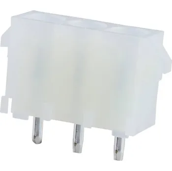 Elektrický konektor Molex vestavná zásuvková lišta (standardní) 3, rozteč 6.35 mm, 10844030, 1 ks Bag