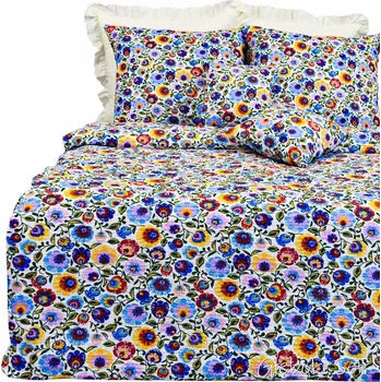 Povlečení Krepové povlečení 140x200 1x70/80 Vzor Łowicki, silná krepová bavlna, vysoká kvalita