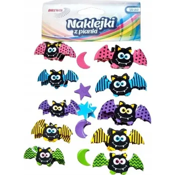 samolepka Samolepky pěnové ozdobné samolepky pro dítě netopýr samolepka Brewis sada pěnových samolepek dekorace nalepuje 1 ks