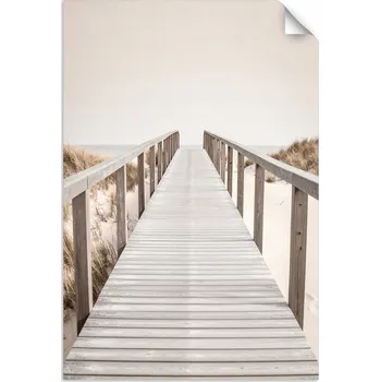 Obraz Samolepicí plakáty, Molo pláž krajina příroda 20x30