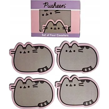 Obraz KORKOVÉ PODLOŽKY POD HRNÍČKY KOT PUSHEEN 4 ks