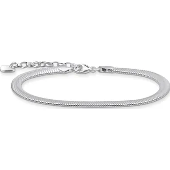 Náramek Thomas Sabo A2169-001-21-L19V Silver Snake Bracelet 16-19 cm