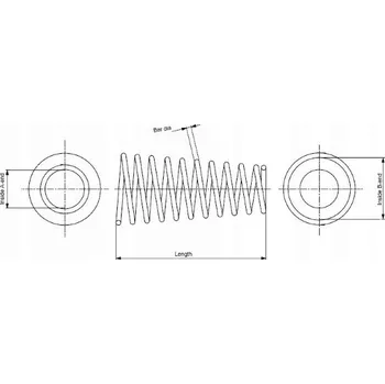 Pružina podvozku Monroe SP3227