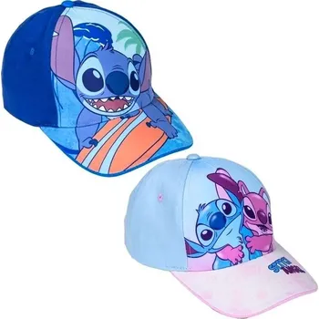 Pokrývka hlavy Kšiltovka Stitch a Angel