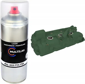 Barva ve spreji Lak ve ve spreji na víka ventilů motoru RAL 6020 LESK