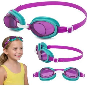 Plavecké brýle Dětské plavecké brýle fialové na bazén 3+
