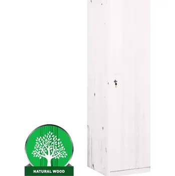 Předsíňová stěna Skříň 50 Eko borovice bílá