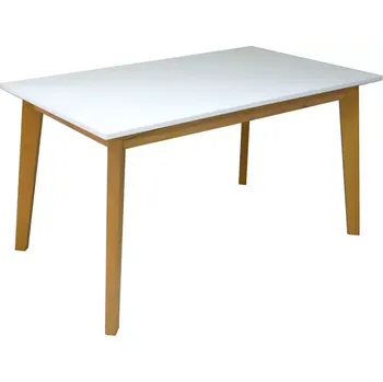 Jídelní stůl Stůl St-968 – 140+40 Bílý/K003