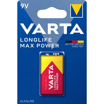 Článková baterie Baterie Varta 4722, 9V alk. Longlife MAX POWER