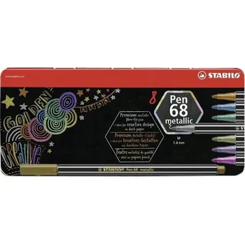 Sada barevných Fixy , školní fixy pro děti, Stabilo liner marker, fix na zvýrazňování 8 ks