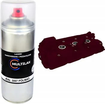 Barva ve spreji Lak ve ve spreji na víka ventilů motoru RAL 3007 POLOMAT