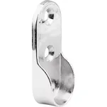 Držák oválné šatní tyče 30x15mm, chrom, 2 ks