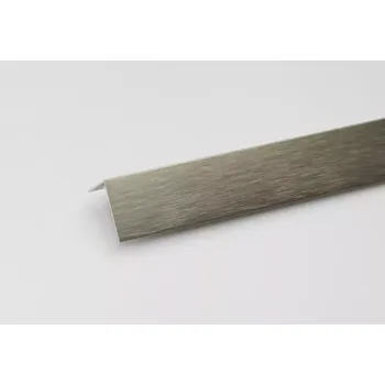 Stavební profil Rohový Profil ALU Kartáčovaný Titan 30x15x1000