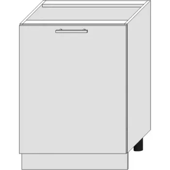 Kuchyňská Skříňka Bono D60 Pl bílá alaska/bílá