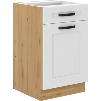 Kuchyňská skříňka Kuchyňská skříňka LUNA bílá mat/artisan 50d 1f 1s bb