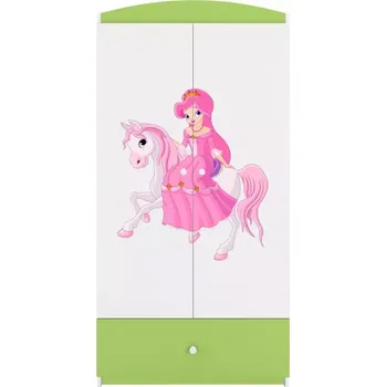 Ložnicová sestava Skříň Babydreams zelená - Princezna 1