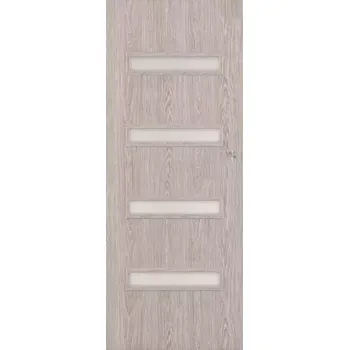 Interiérové dveře Posuvné dveře Verona 4*4 60L dub stříbrný