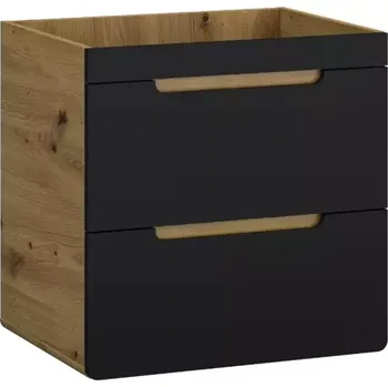 Koupelnový nábytek Skříňka Bronx 60 černý/dub