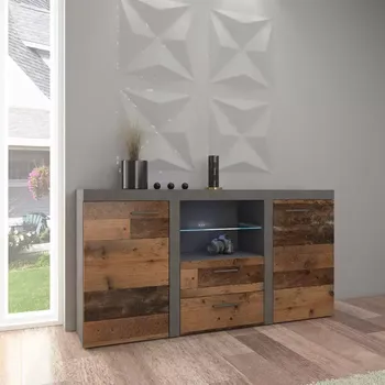 Dětská skříň Komoda Rumba 2f 2s Old Style Wood/Matera