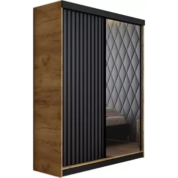 Ložnicová sestava Skříň Malani 138 L Craft / Přední Grafit