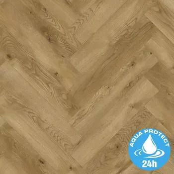 vinylová podlaha Laminátová podlaha voděodolná Dub Royal 8mm AC5 Herringbone WR 64832