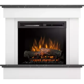 Elektrický krb Tormes 23 bílá/černý mramor
