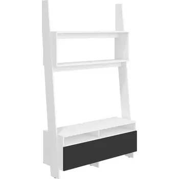 Televizní stolek Tv Stolek Rack Bílá/Černá