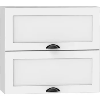 Kuchyňská Skříňka Adele W80grf/2 bílý puntík/bílá