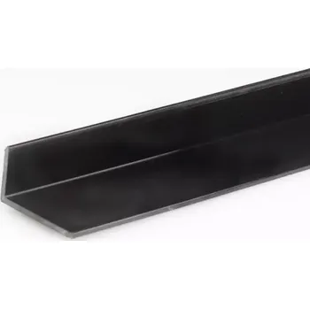 Stavební profil Profil uholníkový PVC cerny satina 10x40x10