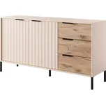 Komoda RAVE 153 3D2S béžová/dub viking