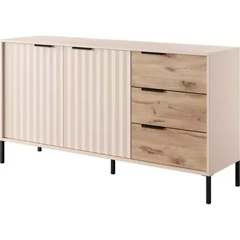 Komoda Komoda RAVE 153 3D2S béžová/dub viking