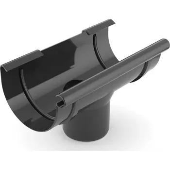 okap Žlabový kotlík 75/63 mm Bryza černá