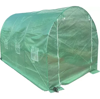 Skleník FÓLIOVNÍK 2X3X2M, ZELENÝ