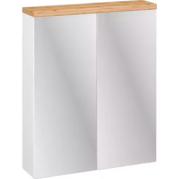 Koupelnový nábytek Skříňka se zrcadlem Bafi 60 bílý