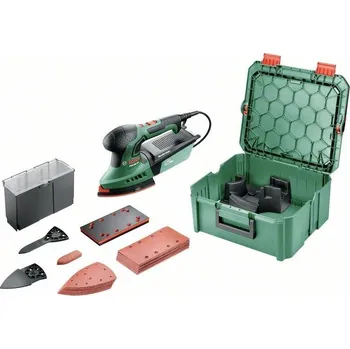 oscilační bruska Bosch Home and Garden PSM 200 AES plus SystemBox 06033B6002 multifunkční bruska 200 W 92 x 182 mm