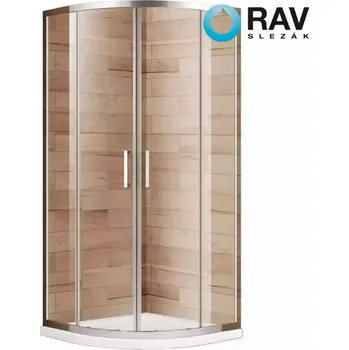 RAV-SLEZÁK Sprchový kout Virtus 90x90x195 čiré-chrom