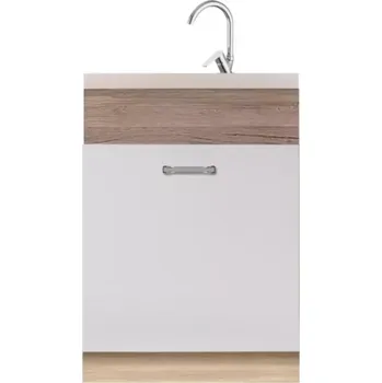 Kuchyňská skříňka Econo 11D Dub Sonoma/Bílý/San Remo