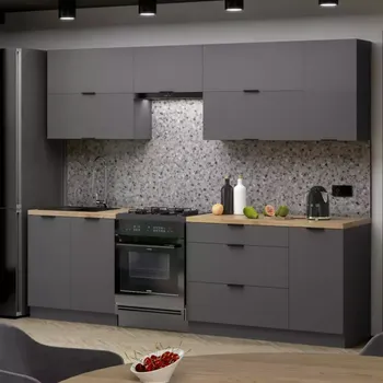 Kuchyňská linka Kuchyňská linka Loft II 260 grafit