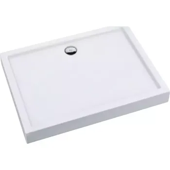 Sprchová vanička Vanička čtvercová Astro II 80x100x14 zastavěný AQM0166