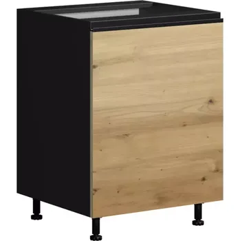 Kuchyňská linka Kuchyňská Skříňka Industry D60 černá/artisan