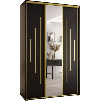 Předsíňová stěna Skříň 45 Canaris 13 160 černá/gold